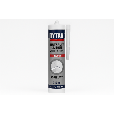 Neutralny Silikon Sanitarny 310 ml - Popielaty Grisaille