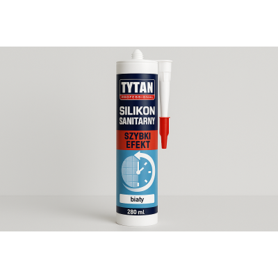 Silikon Sanitarny TYTAN PROFESSIONAL - Szybki Efekt - 280ml - Biały