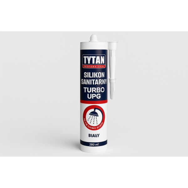 TYTAN PROFESSIONAL Silikon Sanitarny TURBO UPG 280 ml biały PL