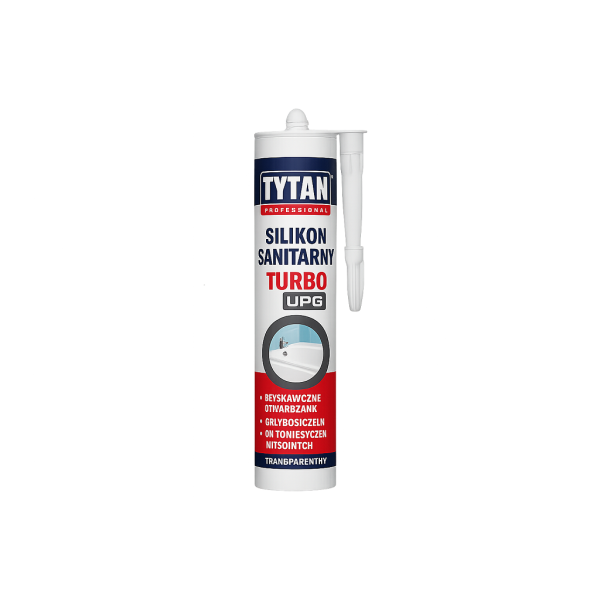 TYTAN PROFESSIONAL SIlikon Sanitarny TURBO UPG 280ml transparenty PL