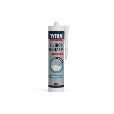 Najlepszy Silikon Sanitarny TYTAN PRO TURBO 280ml Transparentny