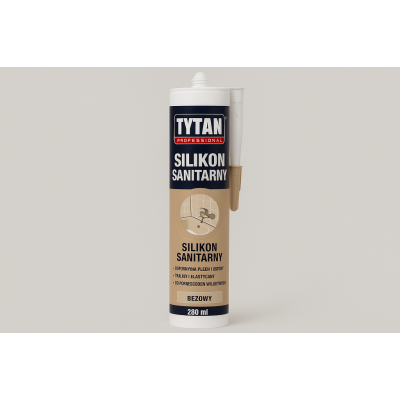Silikon Sanitarny TYTAN PROFESSIONAL 280 ml - beżowy