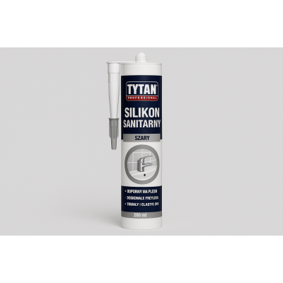 Silikon Sanitarny TYTAN PROFESSIONAL 280 ml - Szary