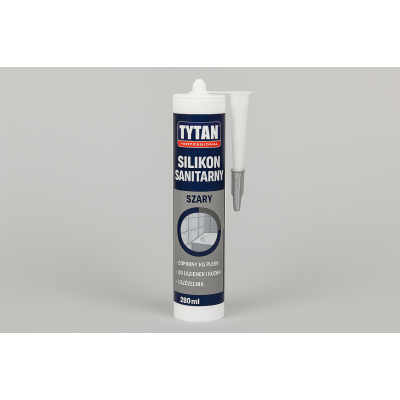 Silikon Sanitarny TYTAN PROFESSIONAL 280 ml - Szary