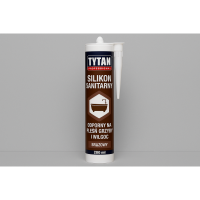 Silikon Sanitarny TYTAN PROFESSIONAL 280 ml - Brązowy