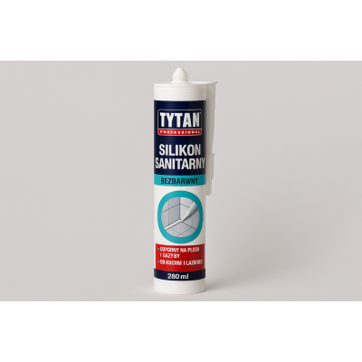 Silikon sanitarny TYTAN PROFESSIONAL 280 ml - bezbarwny