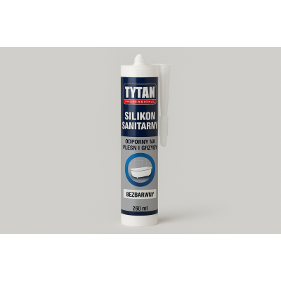 Silikon sanitarny TYTAN PROFESSIONAL 280 ml - bezbarwny