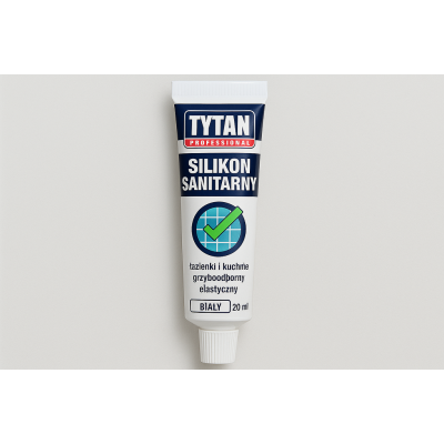 Silikon sanitarny TYTAN PROFESSIONAL 20 ml - biały