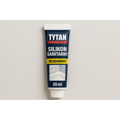 Silikon sanitarny TYTAN PROFESSIONAL 20 ml - bezbarwny