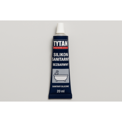 Silikon sanitarny TYTAN PROFESSIONAL 20 ml - bezbarwny