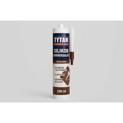 Silikon uniwersalny TYTAN PROFESSIONAL 280 ml - Brązowy