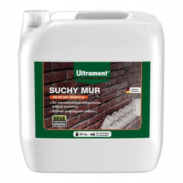 Zestaw STANDARD osuszanie — Ultrament Suchy Mur 5 kg + Izomur 5 l