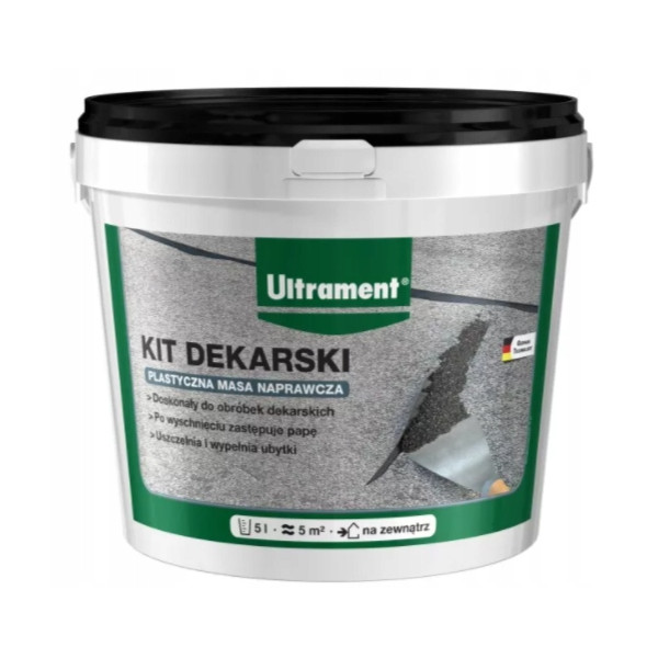 ULTRAMENT KIT DEKARSKI MASA BITUMICZNA 1L - Flexbud24.pl