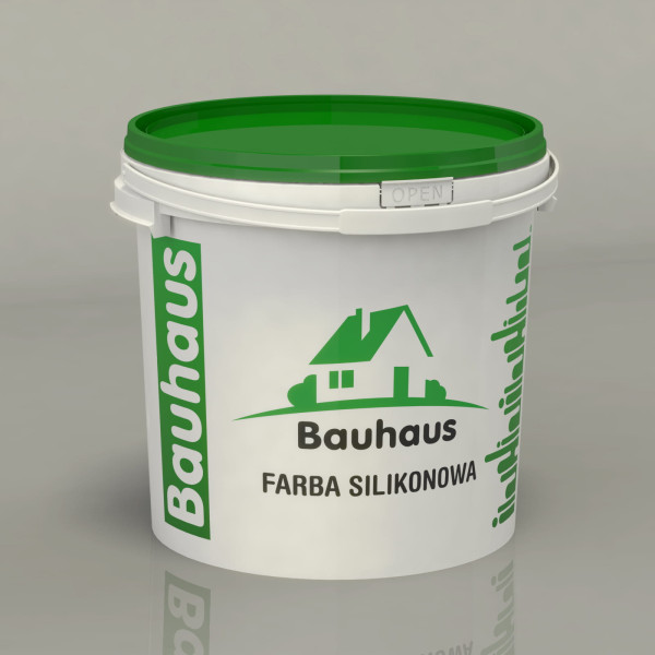 Farba silikonowa elewacyjna Bauhaus 20kg Kosbud - Flexbud24.pl