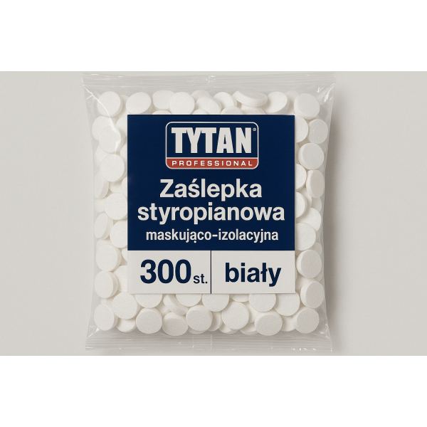 TYTAN PROFESSIONAL Zaślepka styropianowa maskująco-izolacyjna 300 szt. biały PL