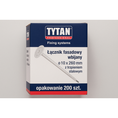 TYTAN PROFESSIONAL: Łącznik fasadowy O 10 x 260 mm - 200 szt.