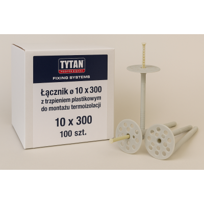 Złączniki do termoizolacji: Łącznik O 10 x 300 z trzpieniem plastikowym