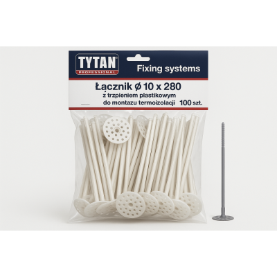 Złącznik O 10 x 280 do termoizolacji - 100 szt.
