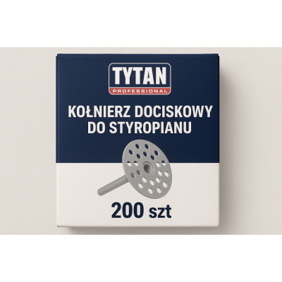 Kołnierze dociskowe do styropianu 200 szt. - Profesjonalne mocowanie termoizolacji