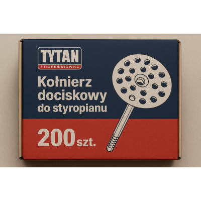 Kołnierze dociskowe do styropianu 200 szt. - Profesjonalne mocowanie termoizolacji