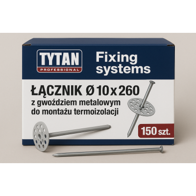 Zestaw łączników termoizolacji - 150 szt.