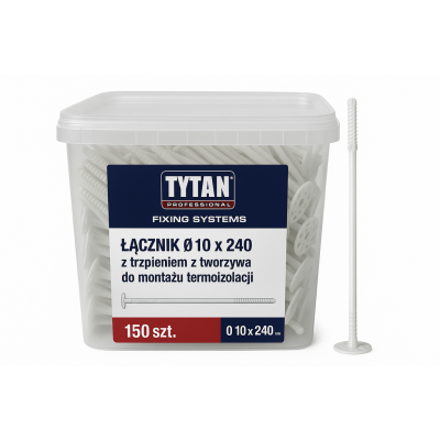Zestaw łączników termoizolacji TYTAN PROFESSIONAL - 150 szt.