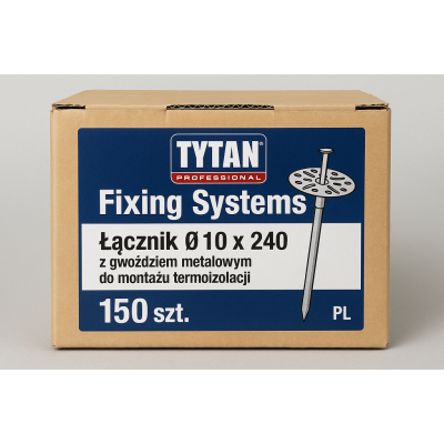 Zestaw łączników do termoizolacji 150 szt. - TYTAN PROFESSIONAL