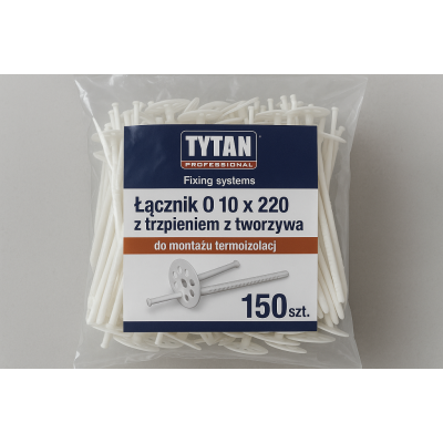 Zestaw łączników do termoizolacji - TYTAN PROFESSIONAL 150 szt.