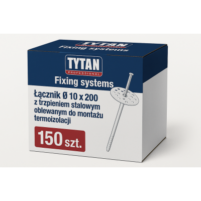Innowacyjne mocowania termoizolacji - TYTAN PROFESSIONAL 150 szt.