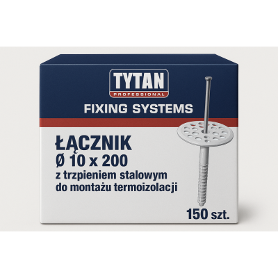 Złącznik O 10x200 z trzpieniem stalowym - Montaż termoizolacji