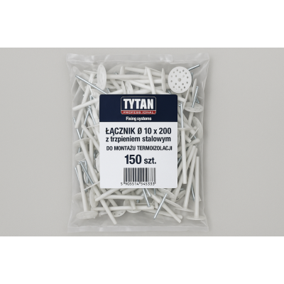 Złącznik O 10x200 z trzpieniem stalowym - Montaż termoizolacji