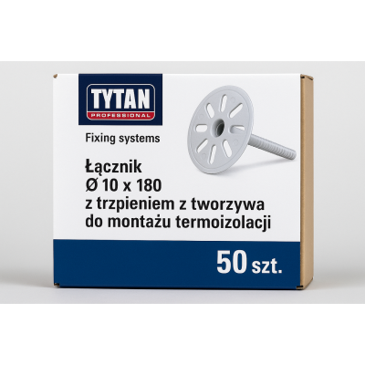 Zestaw łączników do termoizolacji - TYTAN PROFESSIONAL O 10 x 180, 50 szt.