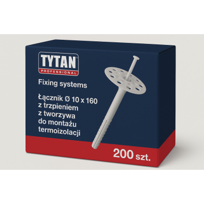 Złącznik O 10 x 160 do termoizolacji - 200 szt.