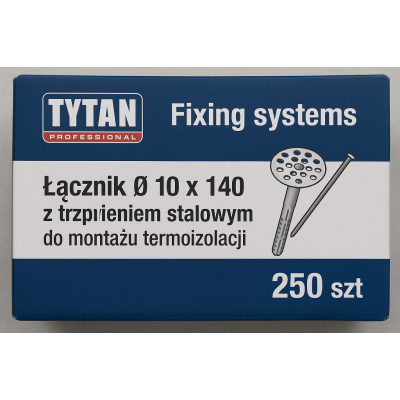 Najlepsze mocowania termoizolacji - Łącznik O 10 x 140 z trzpieniem stalowym