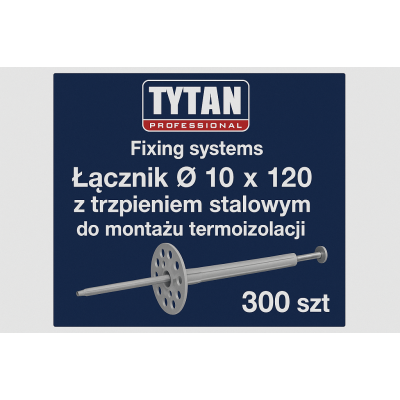 TYTAN PROFESSIONAL Łącznik O 10x120 z trzpieniem stalowym - 300 szt.