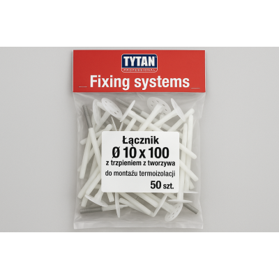 Zestaw łączników do termoizolacji - TYTAN PROFESSIONAL O 10 x 100, 50 szt.