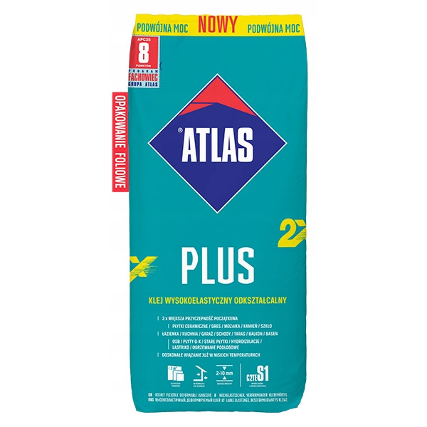 ZAPRAWA KLEJOWA ATLAS-PLUS 25KG ODKSZTAŁCALNA - Flexbud24.pl