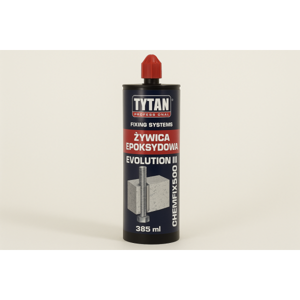 TYTAN PROFESSIONAL Fixing Systems Żywica epoksydowa Evolution III (Chemfix500) 385 ml PL