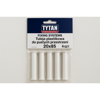 Kotwy chemiczne TYTAN PROFESSIONAL - Tuleje plastikowe 20x85 (6 szt)