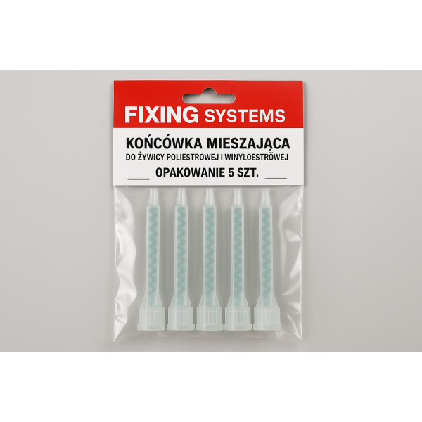 Fixing Systems Końcówka mieszająca do żywicy poliestrowej i winyloestrowej opakowanie 5 szt PL