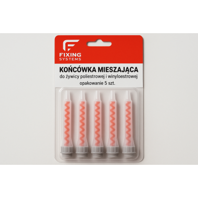 Końcówka mieszająca do żywic - opakowanie 5 szt.