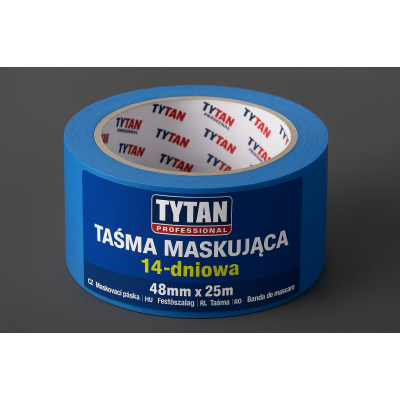 TYTAN PROFESSIONAL Taśma Maskująca 14-dniowa 48mm x 25m niebieski  BG-CZ-GB-HU-PL-RO-RU-SK | Flexbud24