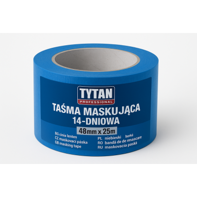 TYTAN PROFESSIONAL Taśma Maskująca 14-dniowa 38mm x 25m niebieski  BG-CZ-GB-HU-PL-RO-RU-SK | Flexbud24