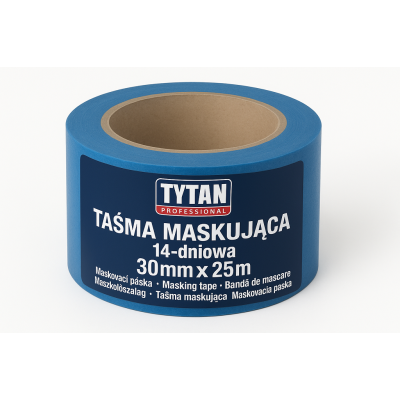 TYTAN PROFESSIONAL Taśma Maskująca 14-dniowa 30mm x 25m niebieski  BG-CZ-GB-HU-PL-RO-RU-SK | Flexbud24