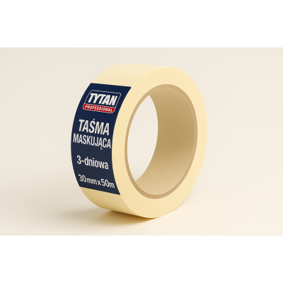 TYTAN PROFESSIONAL Taśma Maskująca 3-dniowa 30mm x 50m PL | Flexbud24