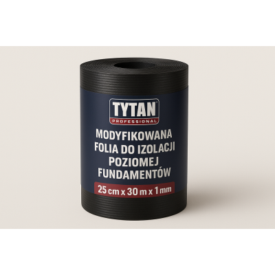 Folia izolacyjna do fundamentów 25cm x 30m x 1mm