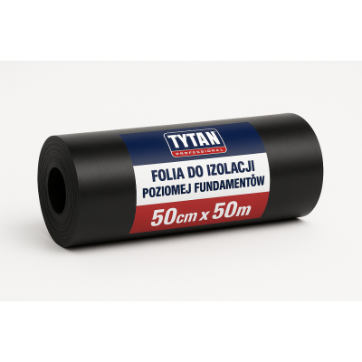 Folia izolacyjna TYTAN PRO 50cm x 50m - fundamenty