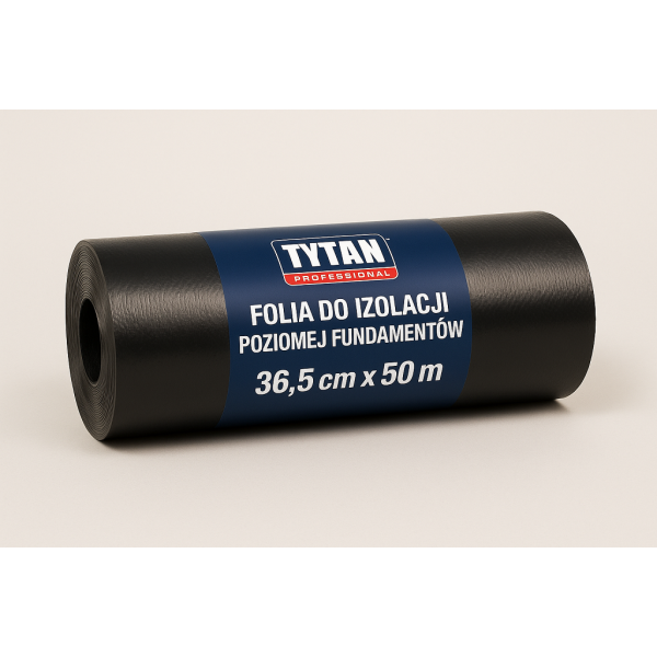 TYTAN PROFESSIONAL Folia do izolacji poziomej fundamentów 36,5cm x 50m PL