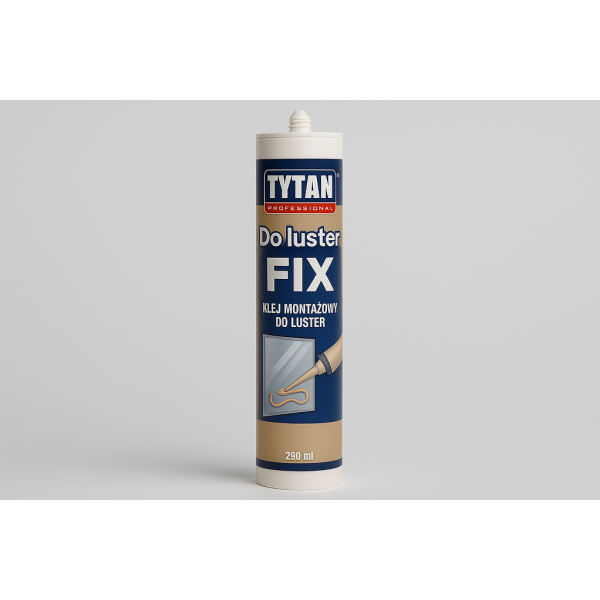 TYTAN PROFESSIONAL Do luster FIX Klej montażowy do luster 290 ml beżowy PL
