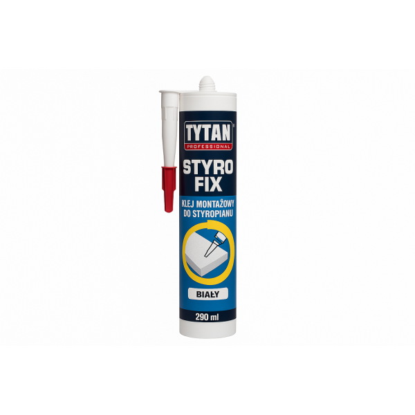 TYTAN PROFESSIONAL STYRO FIX Klej montażowy do styropianu 290 ml biały PL